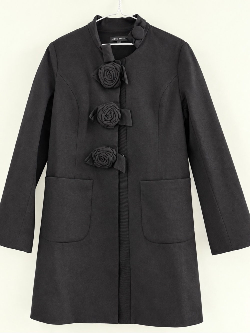 COCO & tashi Floral Button Coat